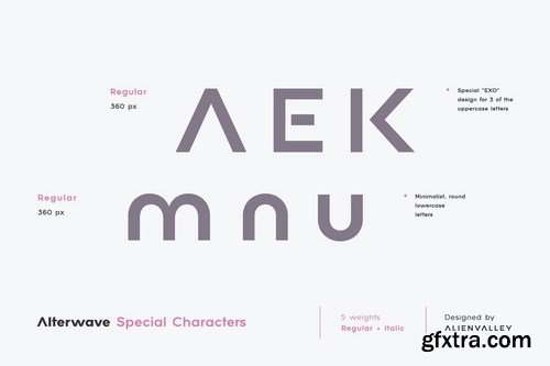 Alterwave - Font Family