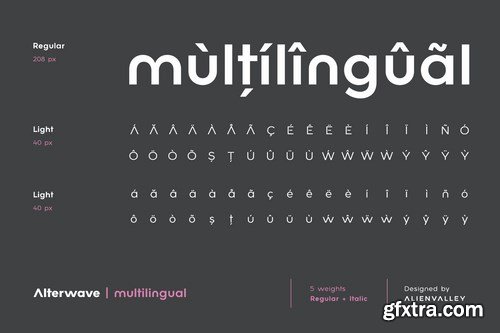 Alterwave - Font Family