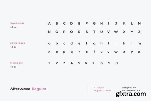 Alterwave - Font Family