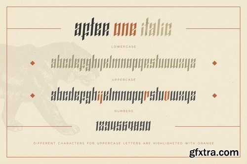 AfterOne - Blackletter Inspired Font