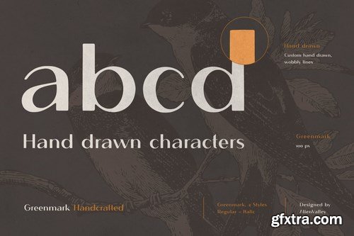 Greenmark - Handcrafted Sans Serif