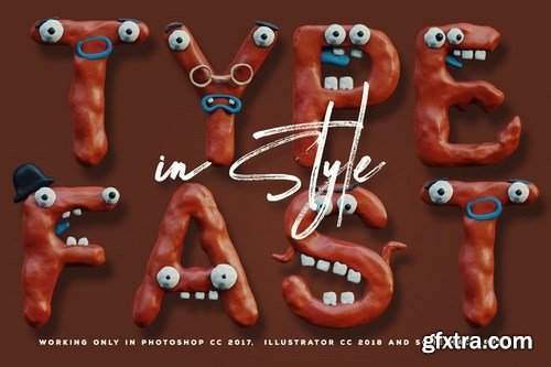 Plasticine Monsters - Color SVG Font