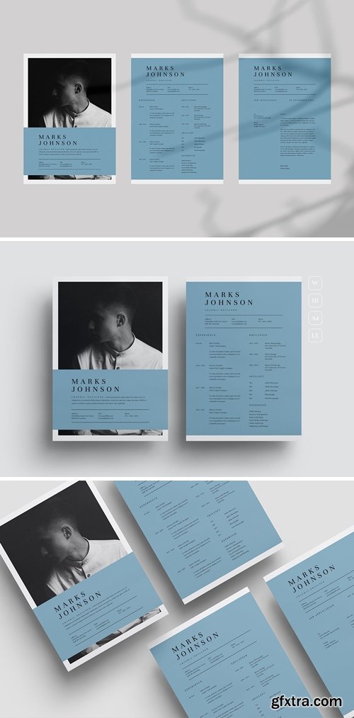 Clean, Simple, Modern and Professional 3 CV Resume