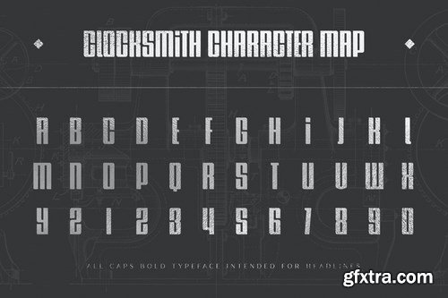 Clocksmith - Display Font