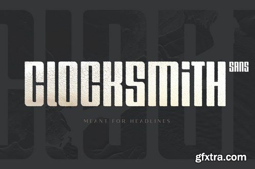 Clocksmith - Display Font