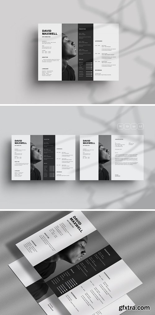 Landscape Resume Template