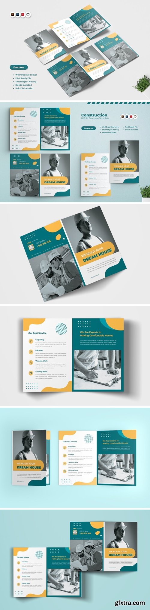 Construction Bi-Fold Brochure