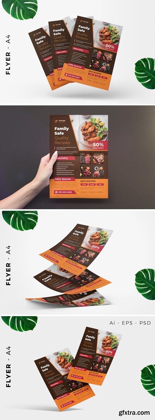 Cooking Recipe Flyer Design