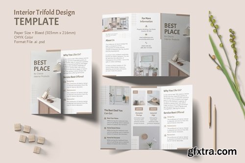 Interior Trifold Brochure