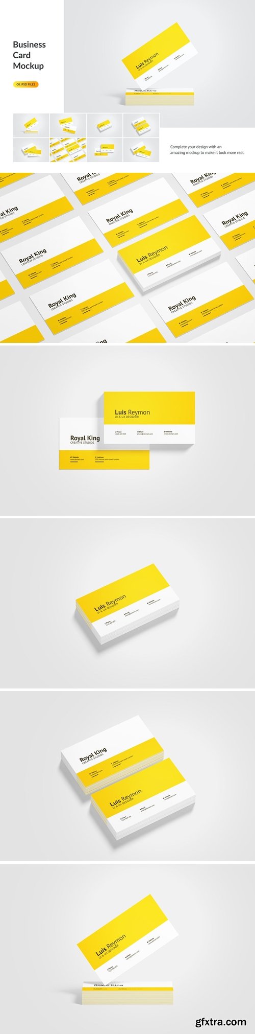 Landscape Business Card Mockup