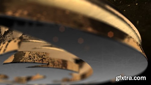 Videohive - Gold Black And Shine Logo Reveal - 28498726