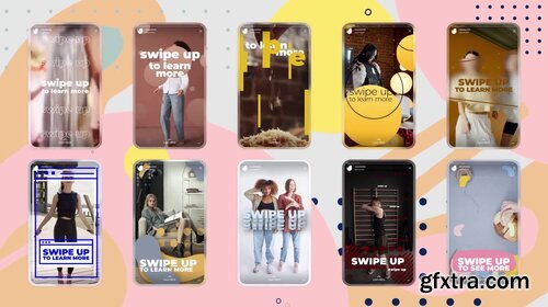 Videohive - Instagram Swipe Up Stories - 28774368