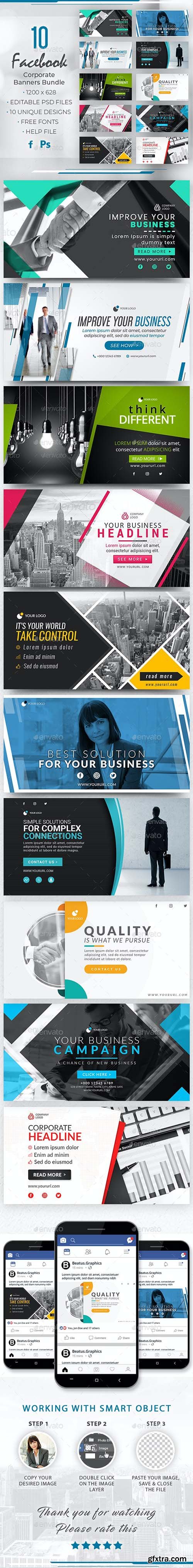 GraphicRiver - Facebook Corporate Banners Bundle 28285568