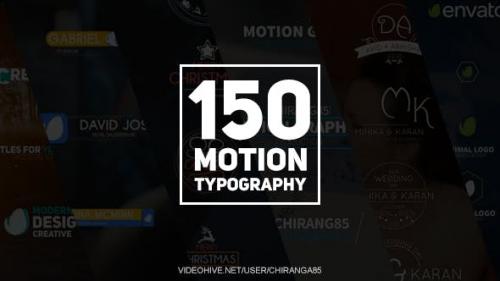 Videohive - 150 Motion Typography