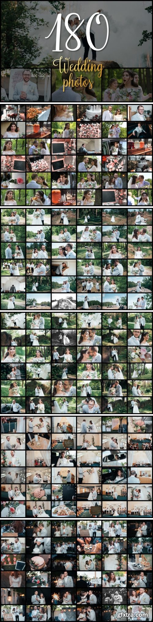 Set of 180 Wedding Photos 6089718