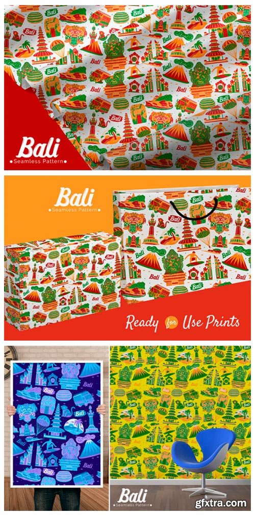 Bali Seamless Pattern 6065643