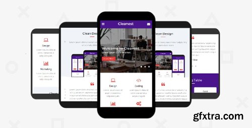 ThemeForest - Cleanest v1.0 - Mobile Template - 20224899