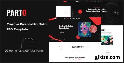 ThemeForest - Parto v1.0 - Creative Personal Portfolio PSD Template. - 28779893