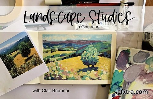 Landscape Studies in Gouache with Clair Bremner