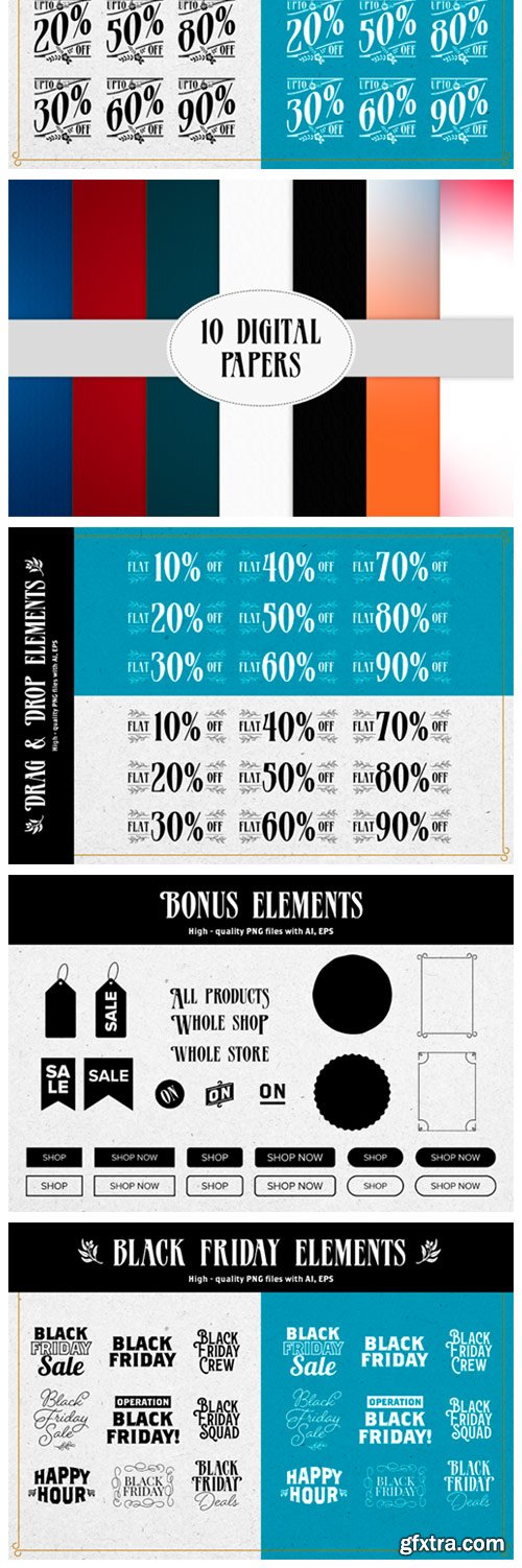 DIY Sale Banners Kit 6127594