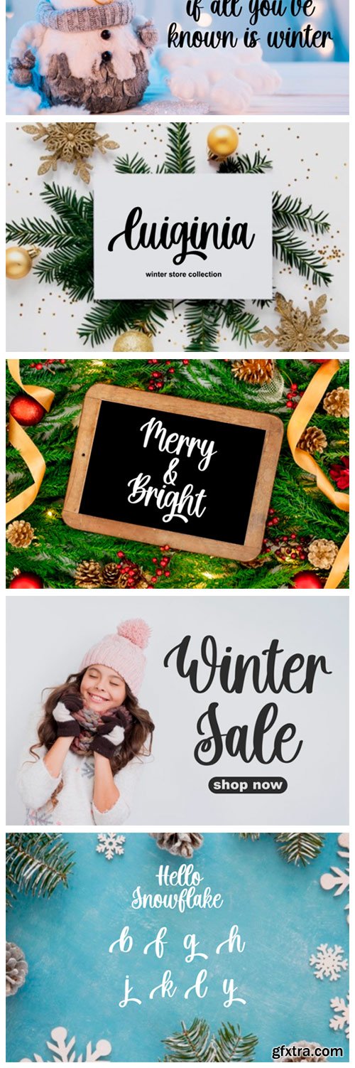 Hello Snowflake Font