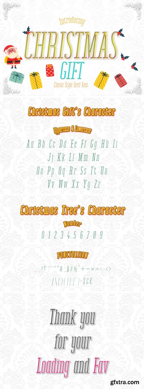 Christmas Gift Font