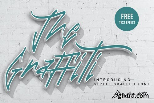 The Graffiti Font  Free Text Effect