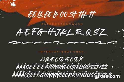 Gorock Brush Typeface