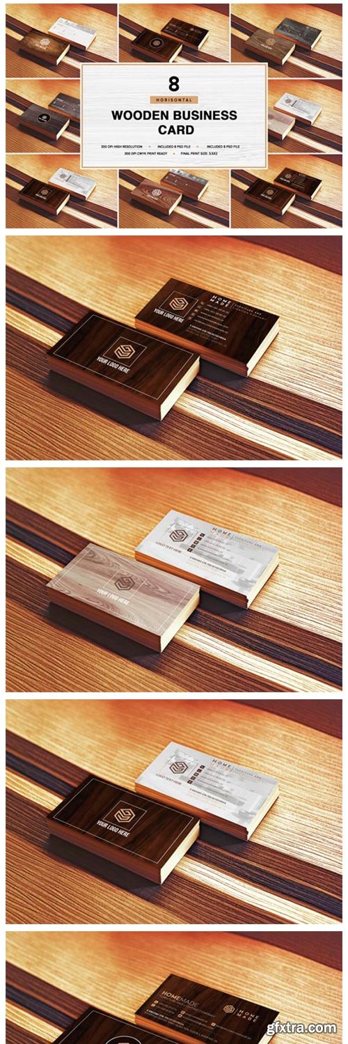 Wooden Business Card Pack [Horisont] 6039062