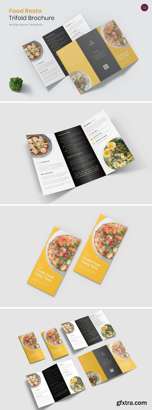 Food Resto Trifold Brochure