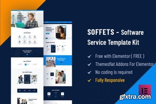 ThemeForest - Soffets v1.0 - Software & IT Service Elementor Template Kit - 28981946