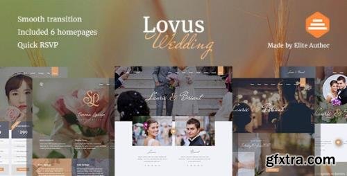 ThemeForest - Lovus v1.0.2 - Wedding Website Template - 19150798