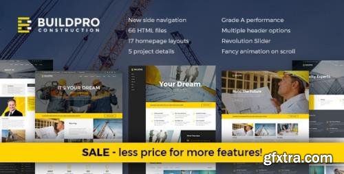 ThemeForest - BuildPro v1.3 - Construction and Building Website Template - 16555797