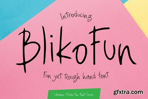 Bliko Fun Font