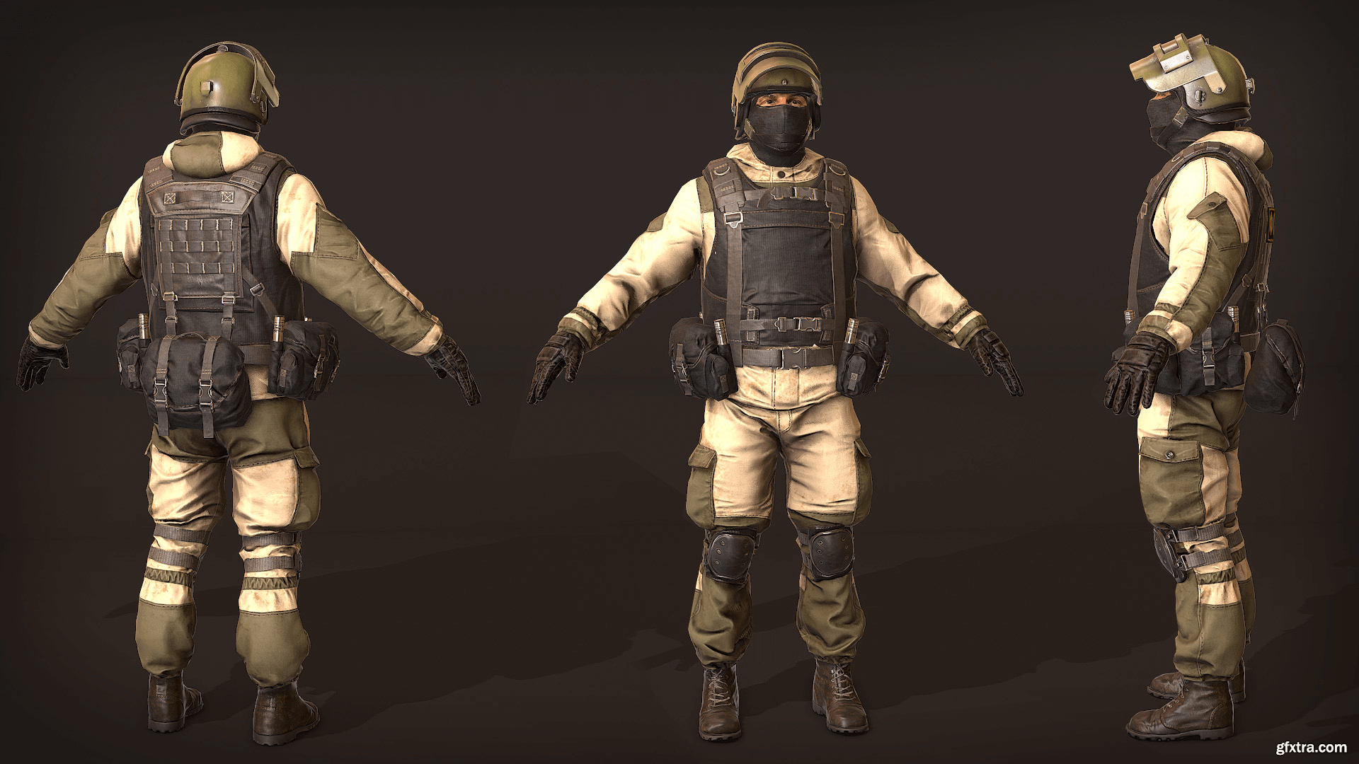 Russian Soldier, Military and Police, Customizable » GFxtra