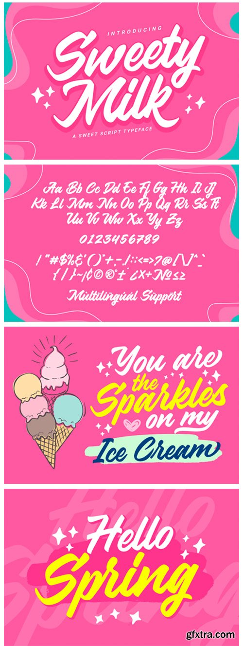 Sweety Milk Font