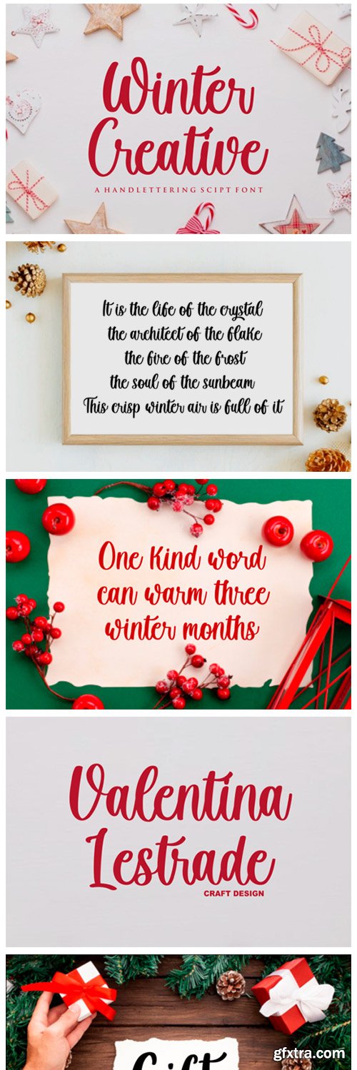 Winter Creative Font