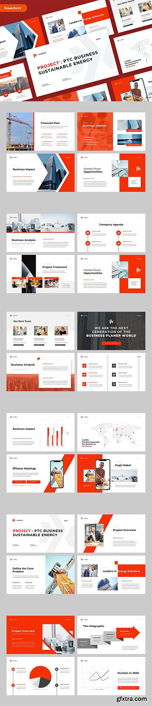 VINDEX - Business Pitch Powerpoint Template