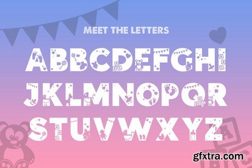 Baby Silhouette Font