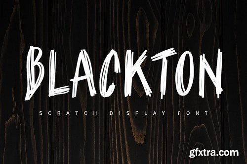 Blackton scratch font