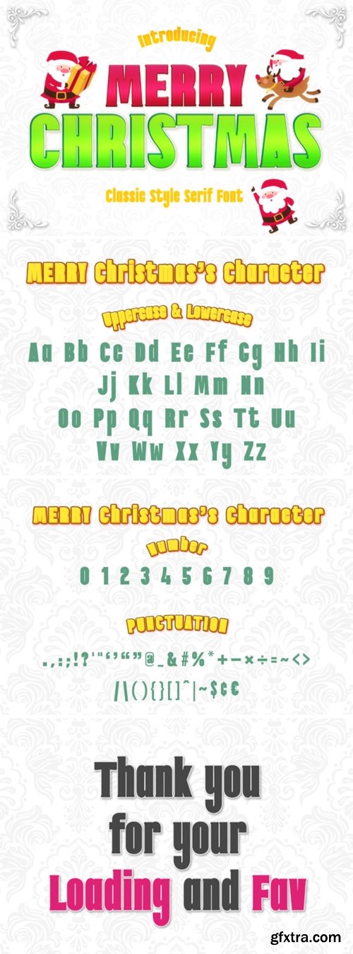 Merry Christmas Font