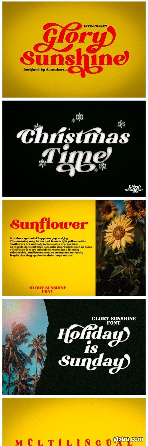 Glory Sunshine Font