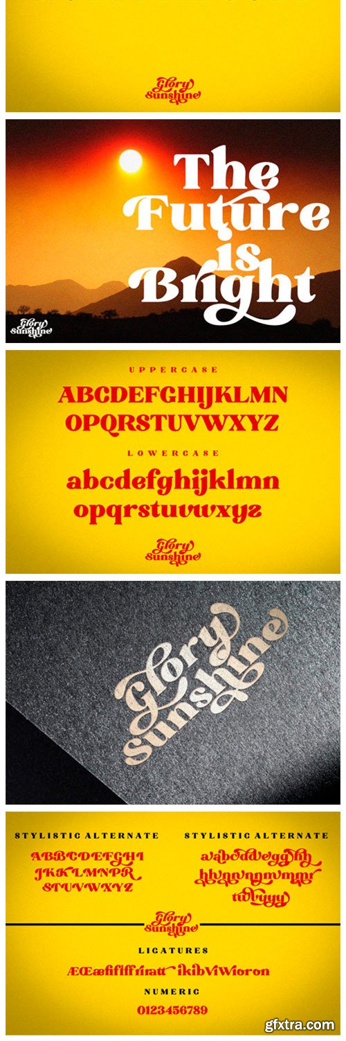 Glory Sunshine Font