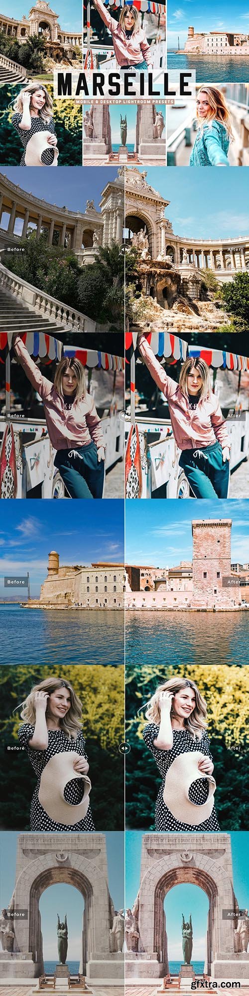 CreativeMarket - Marseille Pro Lightroom Presets 5448339