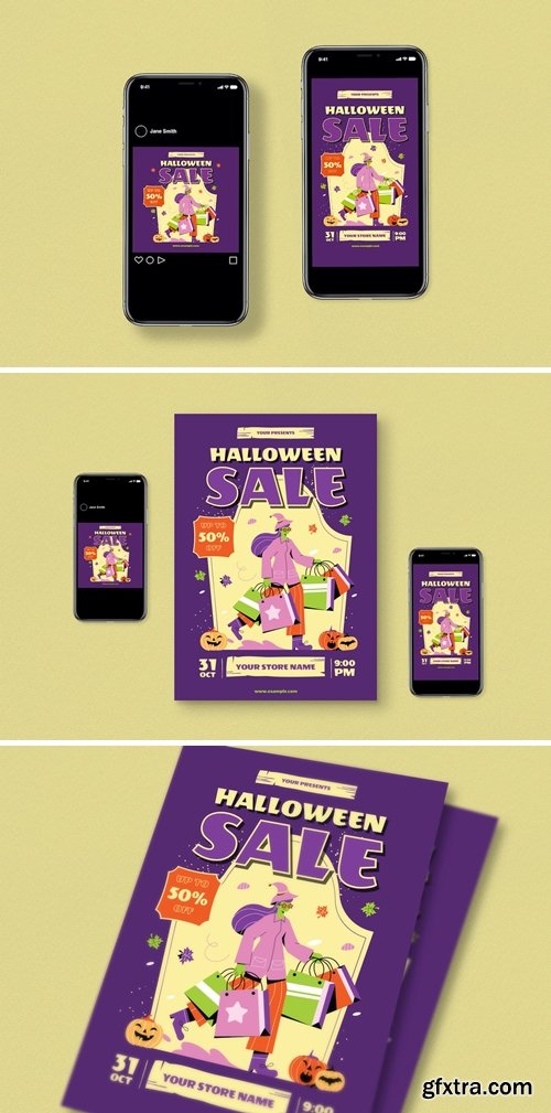Halloween Sale Flyer Pack