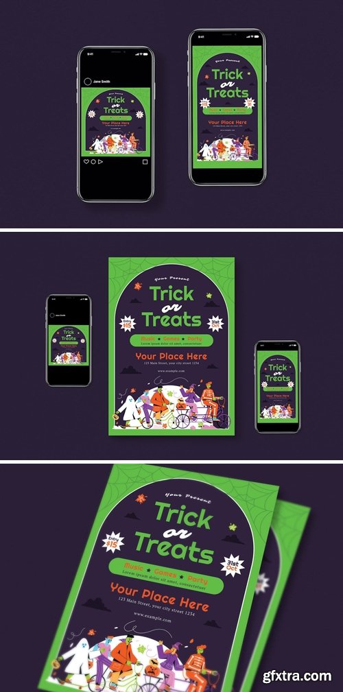 Trick or Treats Flyer Pack