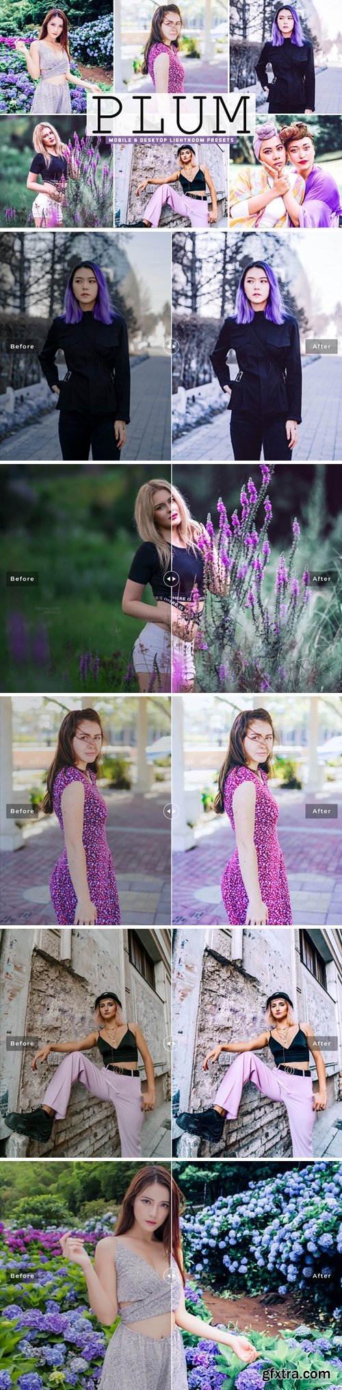 CreativeMarket - Plum Pro Lightroom Presets 5437478