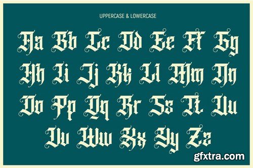 CM - Grindmore Stunning Blackletter Fonts 5441188