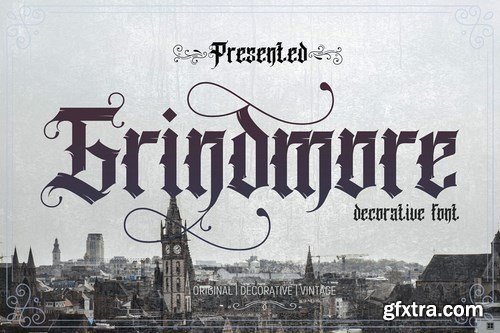 CM - Grindmore Stunning Blackletter Fonts 5441188