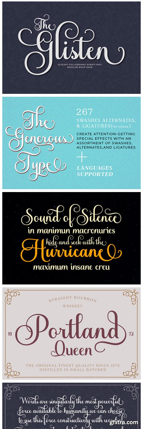 The Glisten Font